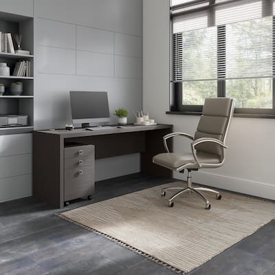 Echo 72W Computer Desk with Drawers from Office by kathy ireland®