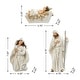 preview thumbnail 74 of 77, Glitzhome 12pcs Resin Christmas Multi/ Blue/ Ivory Nativity Figurines Set