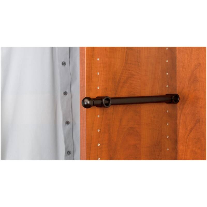 Rev-A-Shelf CVR Series 12 Inch Pull Out Designer Closet Valet Rod