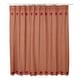 preview thumbnail 5 of 4, Primitive Bath VHC Star Shower Curtain Rod Pocket Cotton Star Appliqued