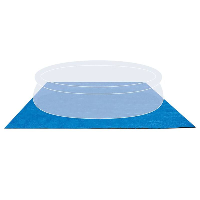 Square 15.5' Pool Ground Cloth for 8-15' Round Above Ground Pool