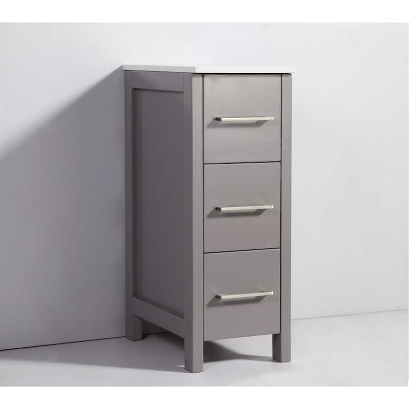 Vanity Art 84-Inch Double Sink Bathroom Vanity Set with Top and Free Mirrors - 84 X 18.1 X 35.8