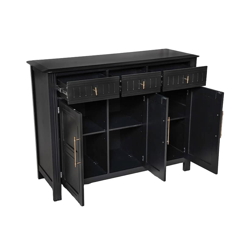 Christopher Knight Home - Alaric Acacia Wood Storage Cabinet with 3 Doors and 3 Drawers