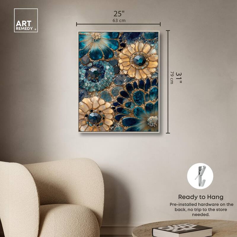 Opulent Geode III Canvas by Art Remedy