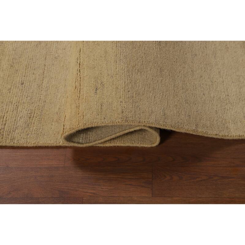 Contemporary Gabbeh Runner Rug Hand-Knotted Wool Carpet - 2'8"x 9'6"