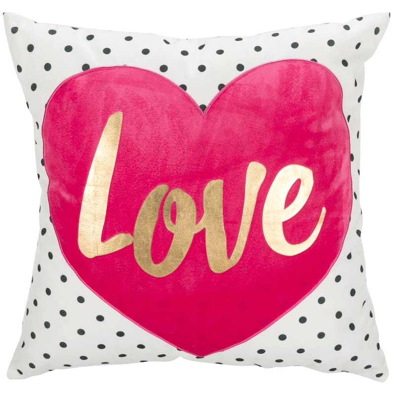 SAFAVIEH Diamond Sisal Pure Love Decorative Pillow