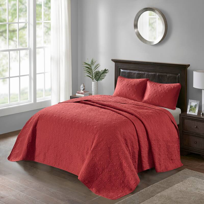 Madison Park Mansfield Reversible Bedspread Set