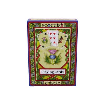 Scottish Thistle Playing Cards Deck - Multi