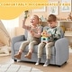 preview thumbnail 6 of 28, Gymax 2-Seat Kids Sofa Toddler Sofa Couch w/ Soft Teddy Fleece