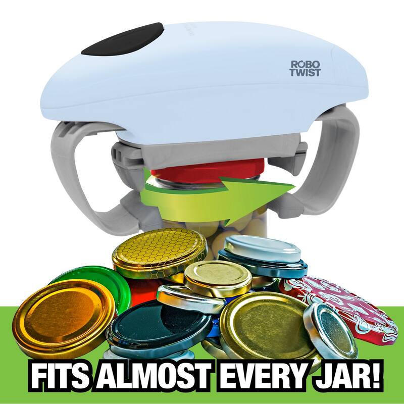 Robo Twist Electric Jar Opener Automatic Hands-Free Kitchen Gadget