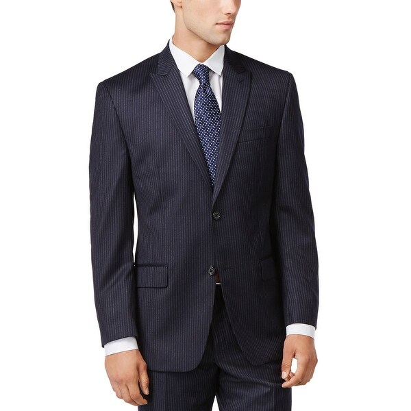 calvin klein blue suit pants