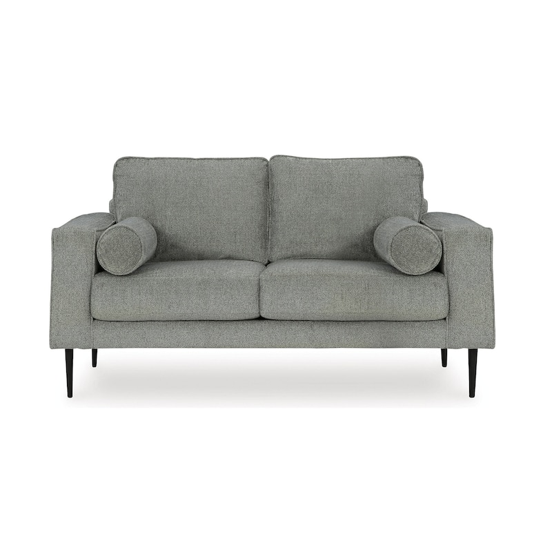 Signature Design by Ashley Hazela Gray 2-Piece Upholstery Package - 85" W x 58" D x 36" H