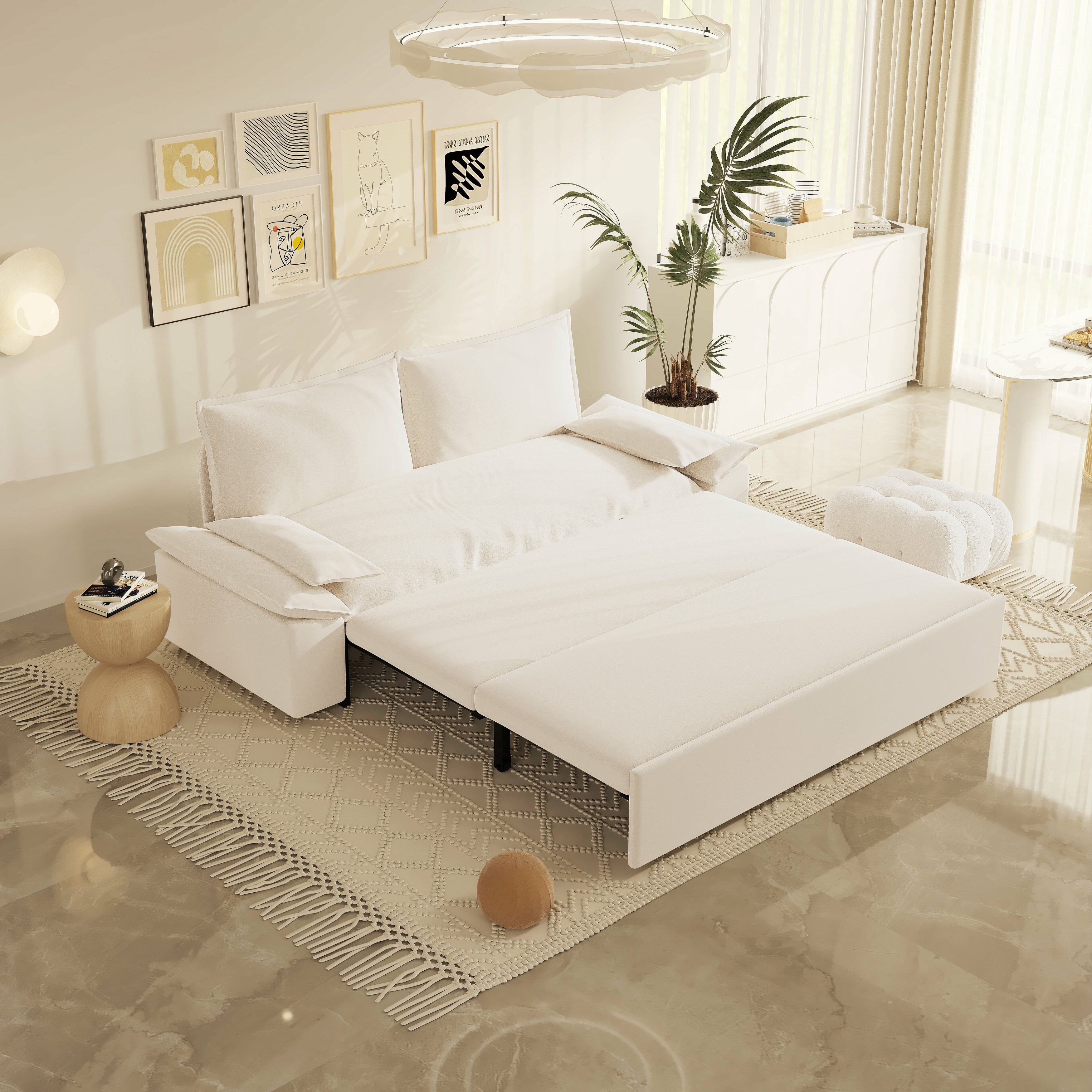 Convertible sofa bed queen size outlet
