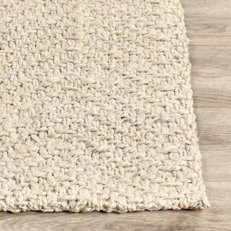 Chevron Handwoven Jute Area Rug by Kosas Home