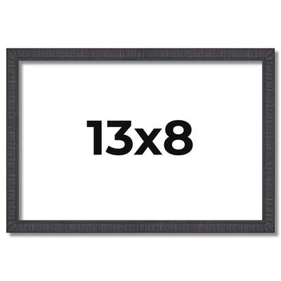 13x8 Frame Brown Solid Wood Picture Frame - Complete Modern Photo