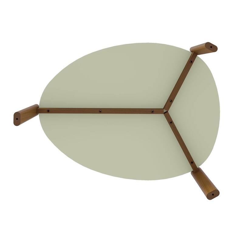 Manhattan Comfort Mid-Century Modern Gales Living Room Table Set