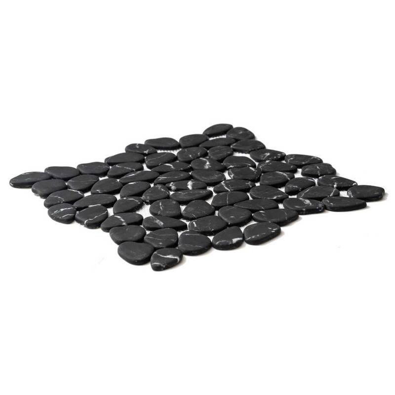 The Tile Life Recycled Cenote Pebble 13x13 Glass Floor, Wall & Backsplash Tile