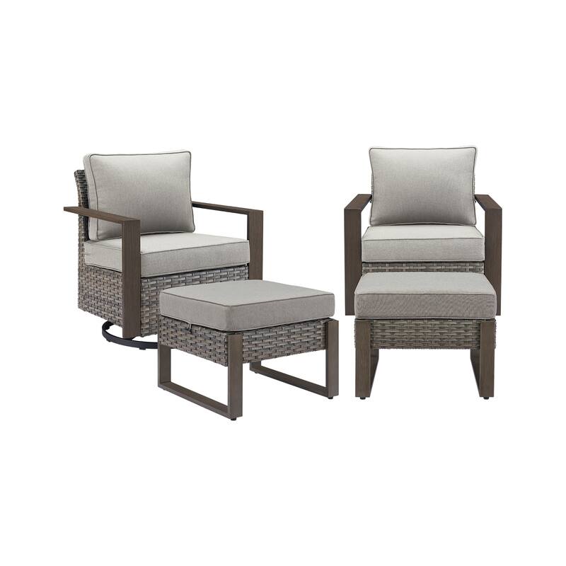 Pocassy Outdoor Patio Chairs Set for Garden Yards