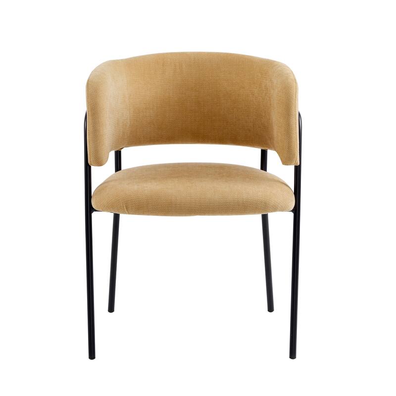 Nest Upholstered Arm Dining Chair by Christopher Knight Home