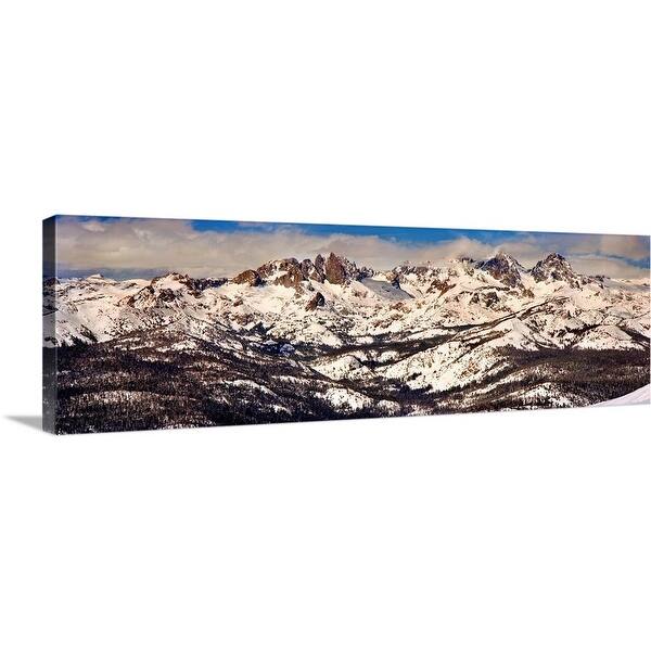 Snow Covered Landscape Mammoth Lakes Mono County California Multi Color