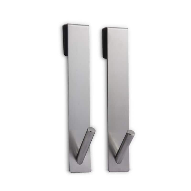 IH Casa Decor Set Of 2 Satin Over The Glass Door Single Hook