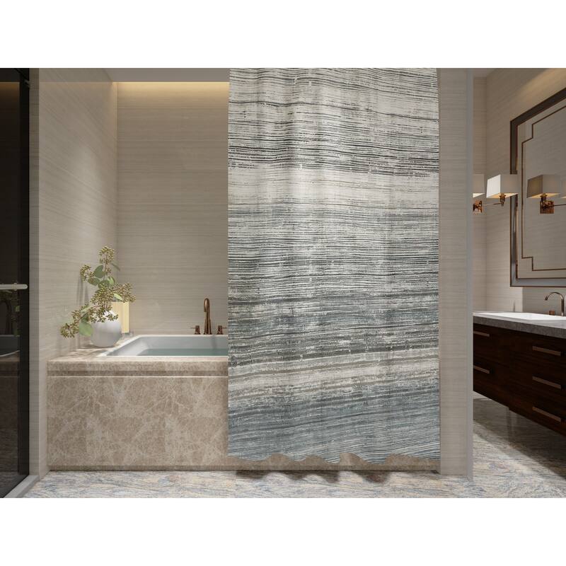 Nomad 100% Polyester Shower Curtain