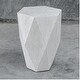 preview thumbnail 2 of 1, Uttermost 25164 Volker 19"W Modern Solid Geometric Faceted Accent Side