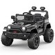 preview thumbnail 8 of 12, Ride On Truck Car, 12V Kids Electric Car Vehicle w/Parent Remote Black