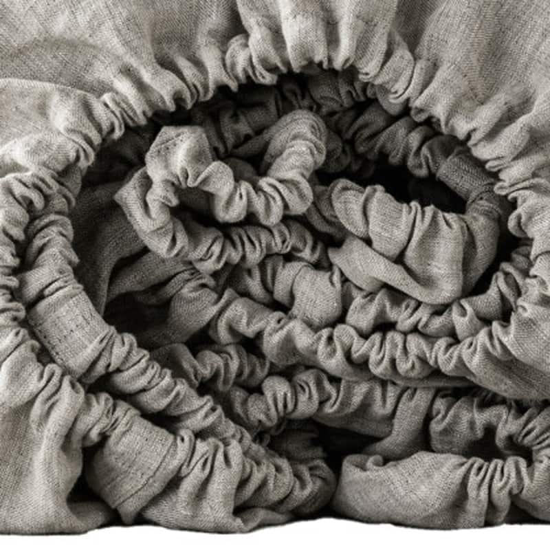 Taupe Linen King Fitted sheet