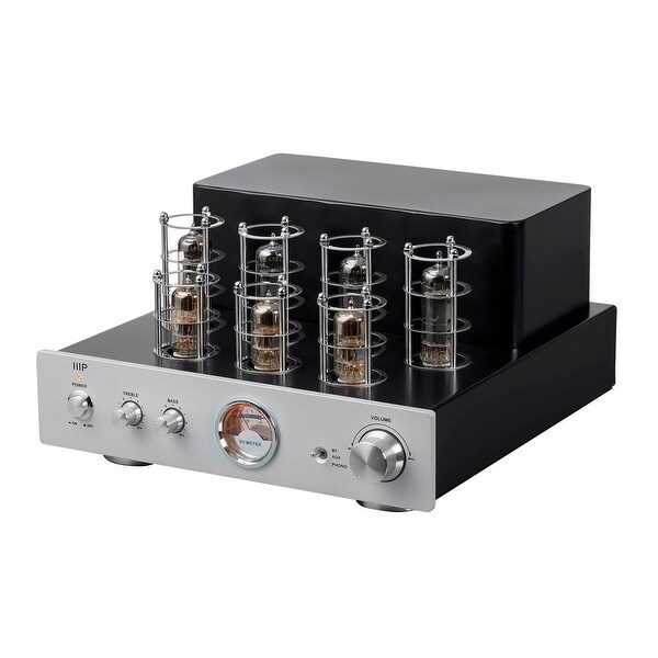 Monoprice Pure Tube Stereo Amplifier with Bluetooth Line and Phono Inputs