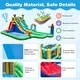 preview thumbnail 8 of 8, Gymax Inflatable Water Park w/Climbing Wall Basketball Rim Splash Pool - Multi