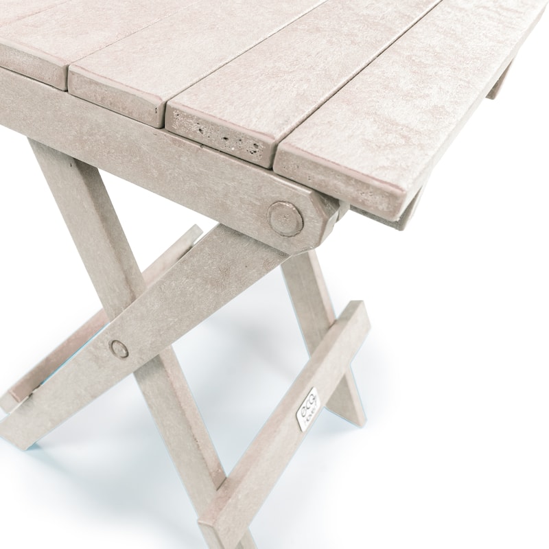 San Juan Fully Assembled All-Weather Recycled HDPE Outdoor Folding Bistro table