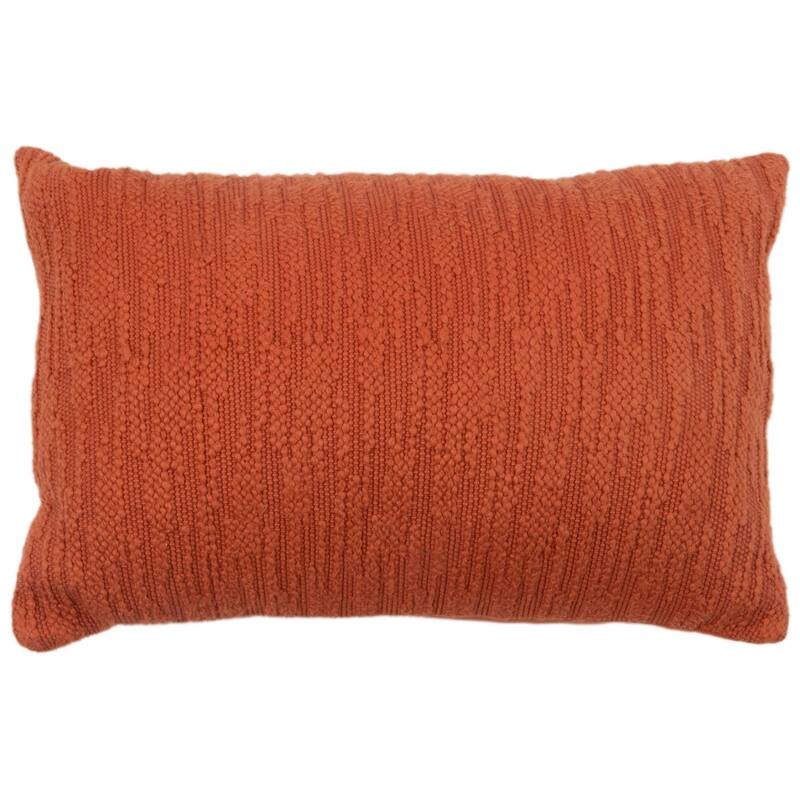 Rizzy Home Woven Dimensional Solid Throw Pillow