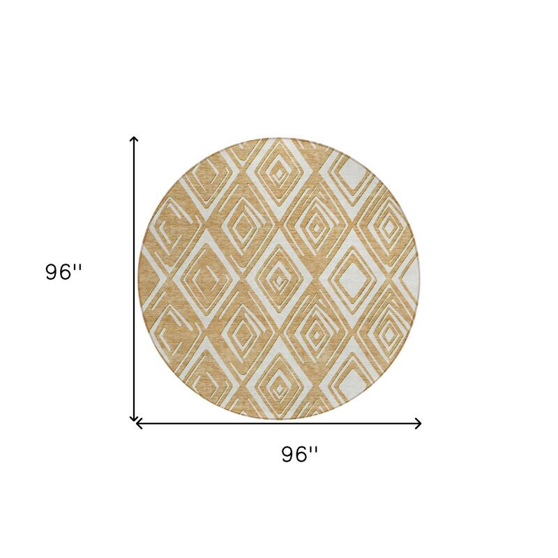 HomeRoots Geometric Transitional Rectangle Outdoor Rug