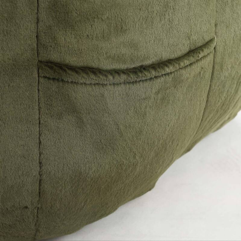 Comfy Bean Bag Sofa Chair with Armrests for Ultimate Relaxation in Living Room and Bedroom