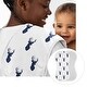 preview thumbnail 4 of 4, Woodland Deer Collection 7-piece Newborn Baby Layette Set - Navy Blue and White Forest Animal Stag Antler
