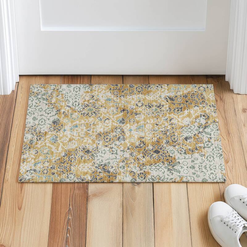 Machine Washable Indoor/ Outdoor Global Avon Chantille Rug