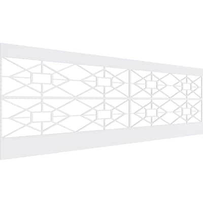 94 1/2"W Jamestown PVC Wainscot Paneling Kit