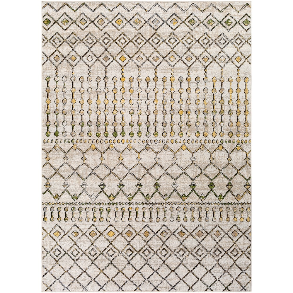 Livabliss Quince Bohemian Machine Washable Area Rug