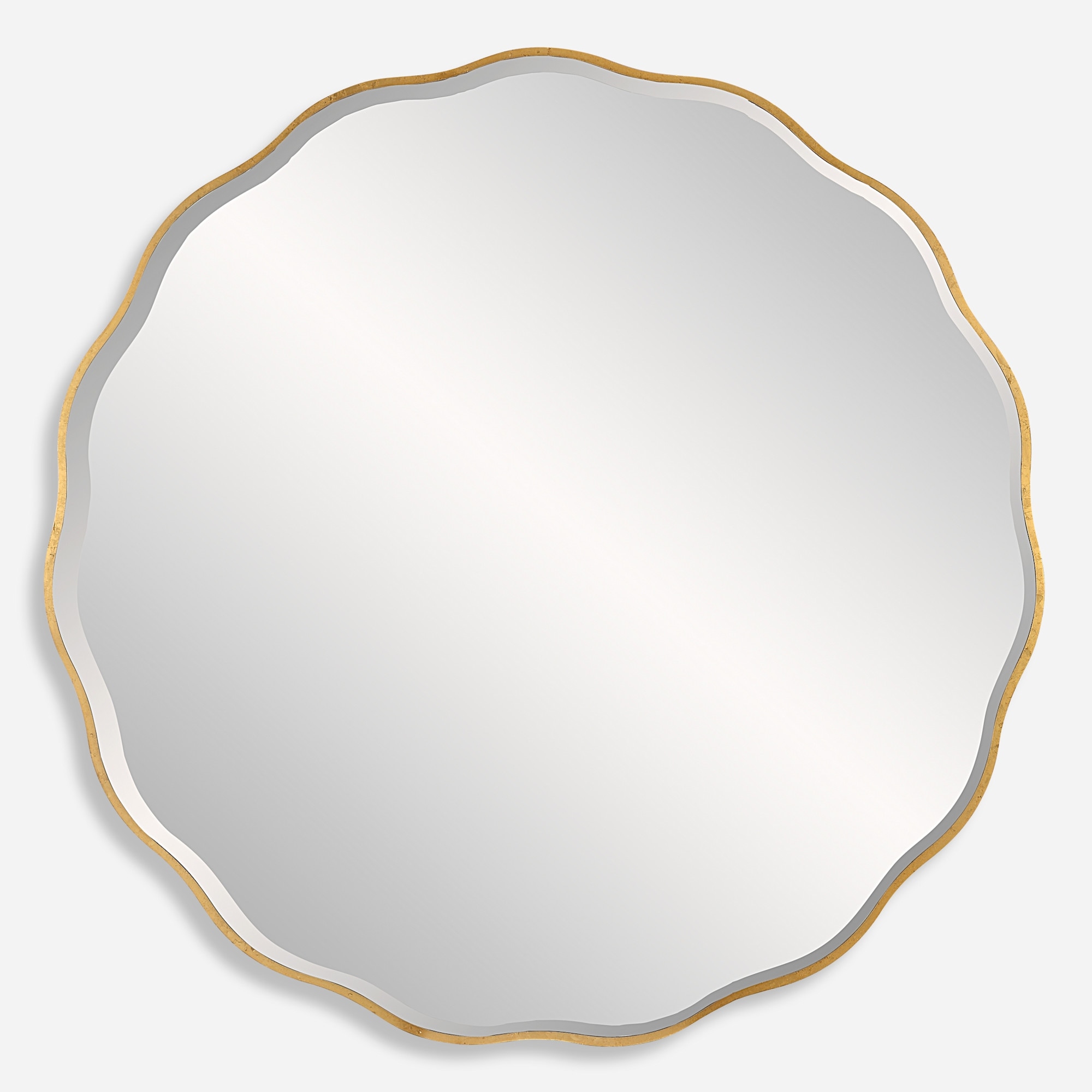 Uttermost 09943 Aneta 60" Diameter Circular Beveled Accent Mirror