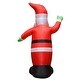 preview thumbnail 10 of 12, vidaXL Christmas Inflatable Santa Claus Holiday Decoration Ornament with LEDs