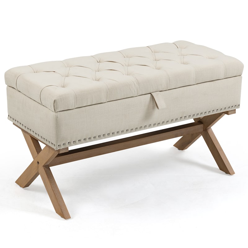 35 Inch Storage Ottoman