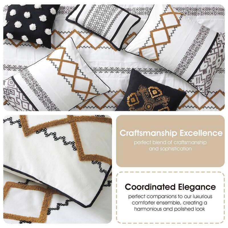Nanshing Trina Embroidered 7-Piece Comforter Set