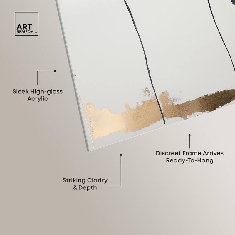 Nocturnal Flowers I Acrylic by Art Remedy, Ready to Hang