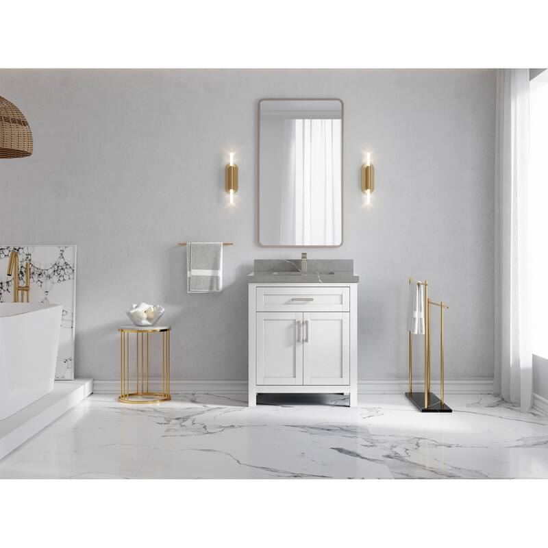 Willow Collections 30 in. W x 22 in. D Cambridge Single Sink Bathroom Vanity with Countertop