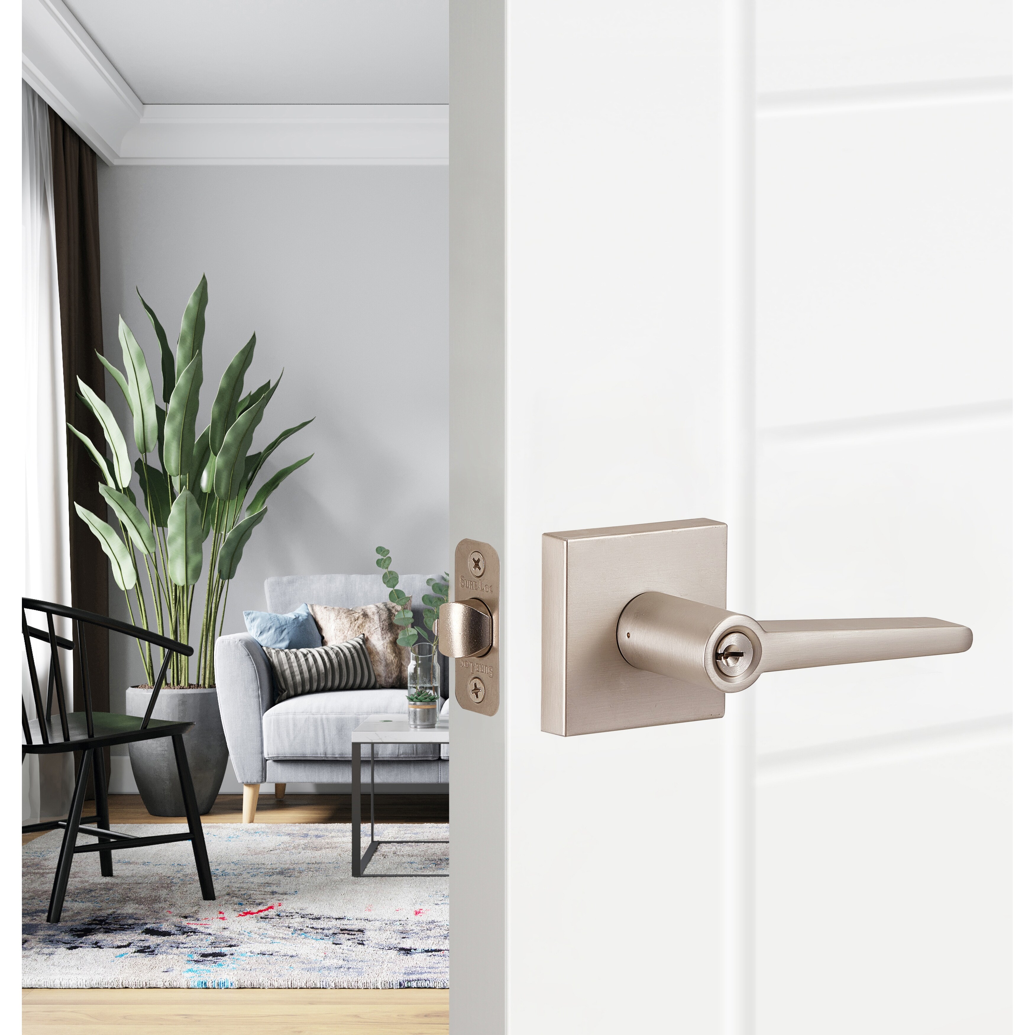 Basel-Square Lever - Overstock - 14491048