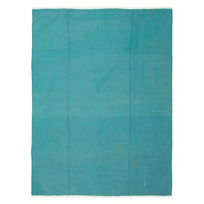 Ankara FW Teal Kilim 5'10" x 7'9" - 5'10 x 7'9