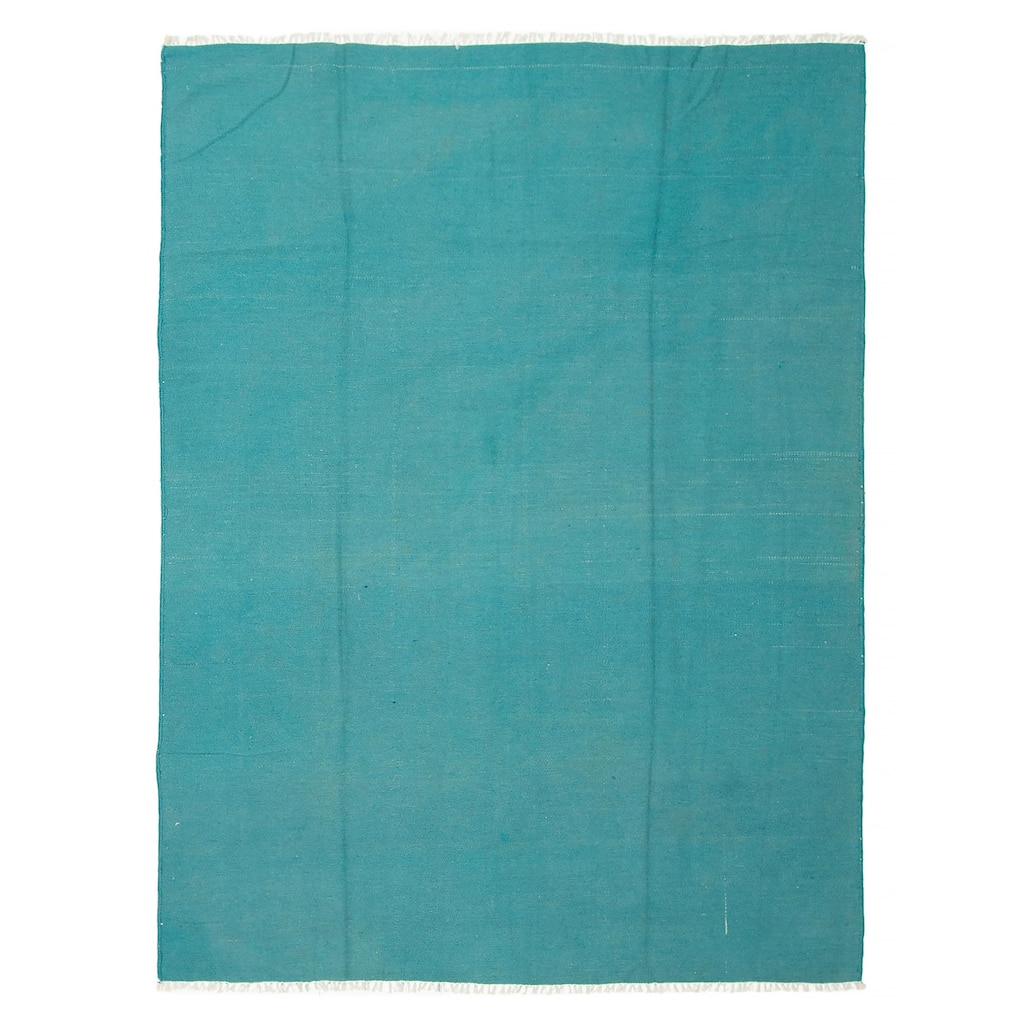 Ankara FW Teal Kilim 5'10" x 7'9" - 5'10 x 7'9