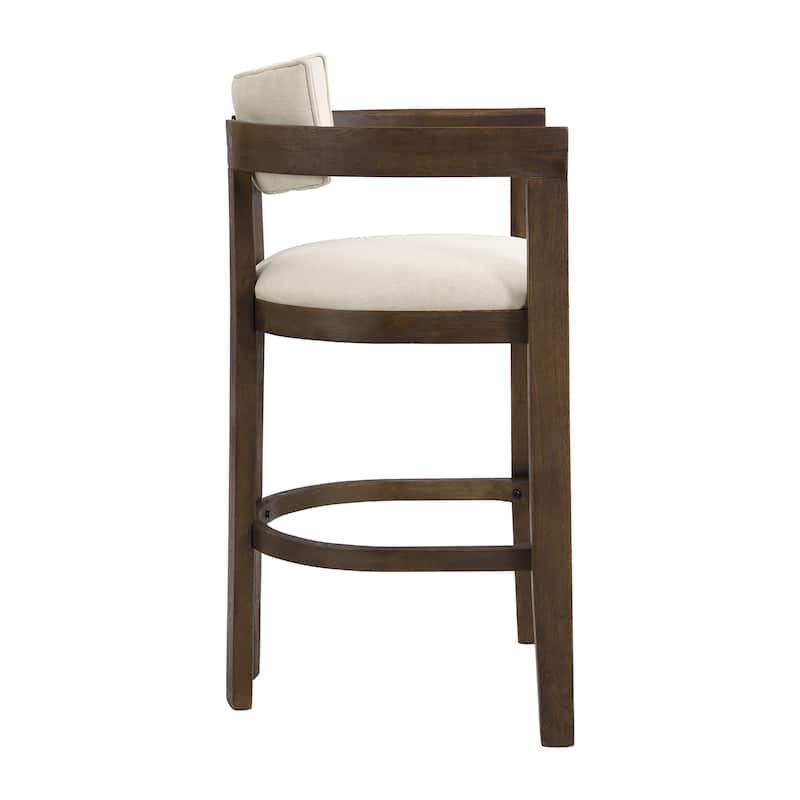 Maribel Upholstered Counter Stools Bar Stools (Set of 2) by Christopher Knight Home