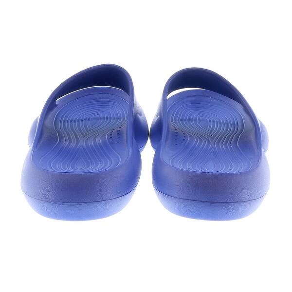 Versace Jeans Couture Bright Blue Signature Pool Slide- Versace Jeans Couture Blue Signature Platform Slide Sandals  main image 2